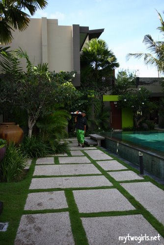 Breakfast being sent to our room